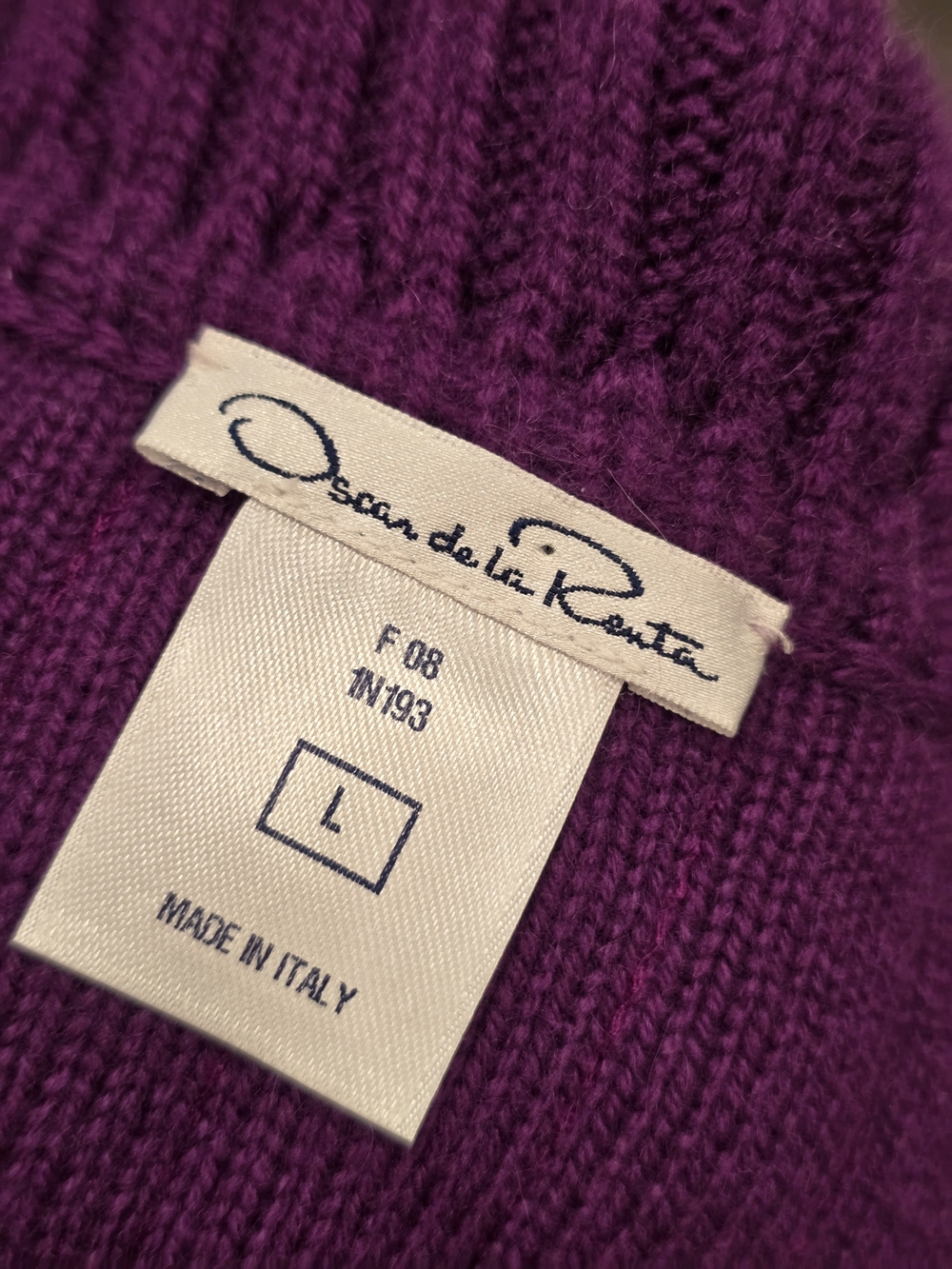 Oscar de la Renta 100% cashemere - Picture 4 of 5